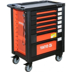 T&ouml;&ouml;riistak&auml;ru YATO YT-55290, 7 sahtlit, 211 t&ouml;&ouml;riista, teraskonstruktsioon