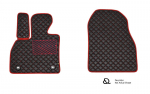 Matid QuiltyMats Jaguar F-TYPE 2013-2020 (Coupe) (2 tk.), Must-Punane /16-12