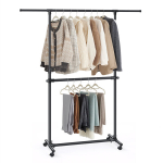 Riidepuu 101x49x115 cm Must Teras