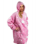 Pimedas helendav pled - džemper Pink, Universalus