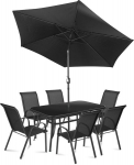 8-osaline aiam&ouml;&ouml;bli komplekt Ruby Dark, must