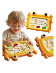 WOOPIE Montessori magnettahvel &bdquo;Krabi lab&uuml;rint&ldquo; oranž