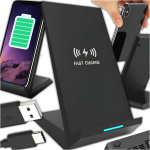 Juhtmevaba laadija 15W USB-jaam, Belaidis įkroviklis 15W USB stotelė
