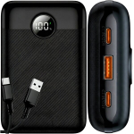 Akupank V&auml;line aku 20000 mAh 22,5 W koos USB-C, USB ja PD, QC-ga, I&scaron;orinė baterija 20000 mAh 22,5 W su USB-C, USB ir PD, QC