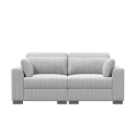Moodulsofa, millel on Panipaik &ndash; Pehme Kord, Hall, 2 kohalise Diivan