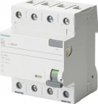 Siemens 40a 4p 230v Ip20 Rcd l&uuml;liti