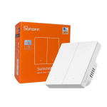 Sonoff Zbm5-2c-86w Zigbee 2-kanaliline nutikas seinal&uuml;liti, Balta