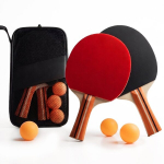 Laudtennisekomplekt NEEDIVYOU: 2 reketit + 3 palli + kott, oranžid