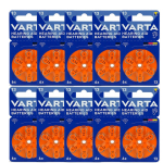 Varta P13 (PR48) kuuldeaparaadi patareid 10x6 tk, 60 tk.