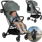 Jalutusk&auml;ru kerge, kompaktne, auto-fold, kuni 22 kg &ndash; Lionelo Agia Green Sage