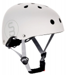 Laste jalgrattakiiver PERFECT FIT M 54&ndash;58 cm, KERGE, LED-tulega, magnetkinnitustega, valge