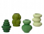 Dekoratiivne portselanist vaas 12x9,5x9,5 cm 1 tk.