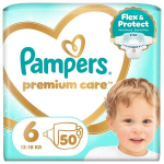 Pampers Premium Care Tape M&auml;hmed, suurus 6, 50 tk.