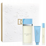 Parf&uuml;&uuml;mikomplekt Dolce&Gabbana Light Blue Pour Femme EDT puuviljase l&otilde;hnaga, 3-osaline