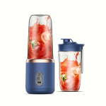 Kaasaskantav USB-blender 6 teraga, 400 ml, Mėlyna
