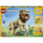LEGO&reg; Creator kolm &uuml;hes Metsloomad: Majesteetlik l&otilde;vi m&auml;nguasi 31386