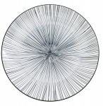 Lame magustoidu/hommikus&ouml;&ouml;gitaldrik "sebra" 27 cm