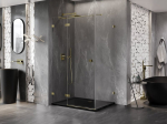 Mexen Lunar T du&scaron;inurk, vasak 110 x 80 cm, l&auml;bipaistev, kuldne - 834T-110-080-50-00-L