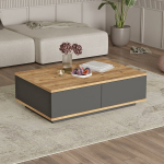 Kohvilaud FR14-AA, must/pruun, Tahvel, FR14-AA, 90x60 cm, Valge