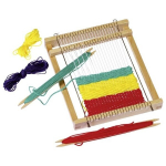 Loom kit - TOYS PURE - 58988 - Weaving loom - 4 colors of yarn - 3 pieces