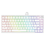 Savio Astral White Jade magnetklaviatuur, Us, Usb, valge