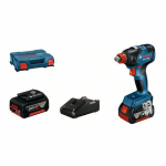 Bosch Gdx 18v-200 l&ouml;&ouml;kjuht, 200 Nm, 2x4,0ah aku, &uuml;mbris