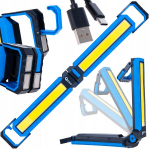 Geko kokkupandav lamp magnetitega G15116 10W 4000mAh 1000lm, LED COB, 6500K, CRI >80, USB-C, 5-6h laadimine
