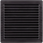 Valge ventilatsiooniv&otilde;re fi 100, 17x17 cm, sisestatud kanalisse