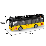 Suur interaktiivne buss helide ja tuledega, avanevad uksed
