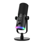 D&uuml;naamiline USB ja XLR mikrofon m&uuml;rasummutuse ja RGB valgustusega BKX-43