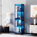 Klaasvitriin LED-i, anduriga, 40x35x165 cm, 1 tk