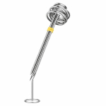 Vertikaalne grilli rest, roostevaba teras, 1 tk