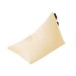 Kolmnurkse kujuga toakott Qubo Tryangle Coconut POP FIT pehmest kangast lastele