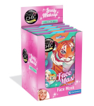 N&auml;omaski komplekt Crazy Chic Tiiger ja &Uuml;kssarvik, niisutav, laste spaam&auml;nguks, 24 tk.