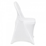 Toolikatted, Venivast Spandexist Kokkupandava Tooli Katted, 40x42x77 cm, Valge