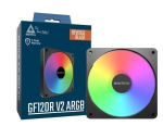 Montech Arvutikorpuse ventilaator GF120R V2 ARGB PWM (B), 120mm, 1600RPM, 70.8CFM, HDB, RGB kontroller kaasas