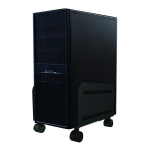 NEWSTAR Toetab CPU-M100BLACK - 10 kg - P&otilde;rand - Must