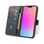 Magnetiline &uuml;mbris Google Pixel 7 Pro jaoks, avaneva rahakoti alusega, musta v&auml;rvi.