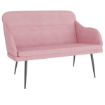 vidaXL pink, roosa, 110 x 76 x 80 cm, samet