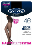 Naiste sukkp&uuml;ksid Pompea HBS Triple Action Black, 40 DEN