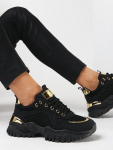 Naiste vabaajajalatsid Activ, must, 36