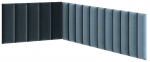 Pehmete seinapaneelide komplekt NORE Quadratta Monolith 76, sinine