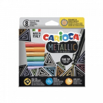 Carioca metallimarkerid 8 v&auml;rvi