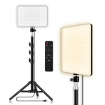 H&auml;mardatava paneeliga fotovalgustuslamp + 1,6 m statiiv, 42 W (fill lamp)