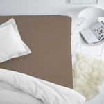 Satino audinio paklodė su guma, 200x200x25cm