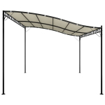 vidaXL varjualune, kreemjas, 4x3 m, 180 g/m&sup2; , kangas ja teras