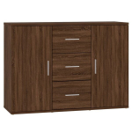 vidaXL puhvetkapp, pruun tamm, 91 x 29,5 x 65 cm, tehispuit