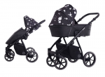 Universaalne jalutusk&auml;ru Lonex Pax Fresh 2in1 10, Black Balls