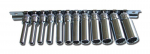 HONITON SOCETS 12 tk. 1/4" HONIDRIV.