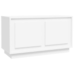 vidaXL telerikapp, valge, 80 x 35 x 45 cm, tehispuit
